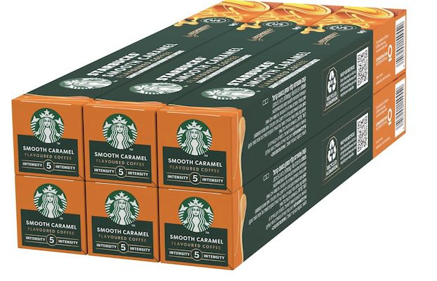 60x Starbucks by Nespresso Karamell Kaffeekapseln für 18,89€ (statt 27€)