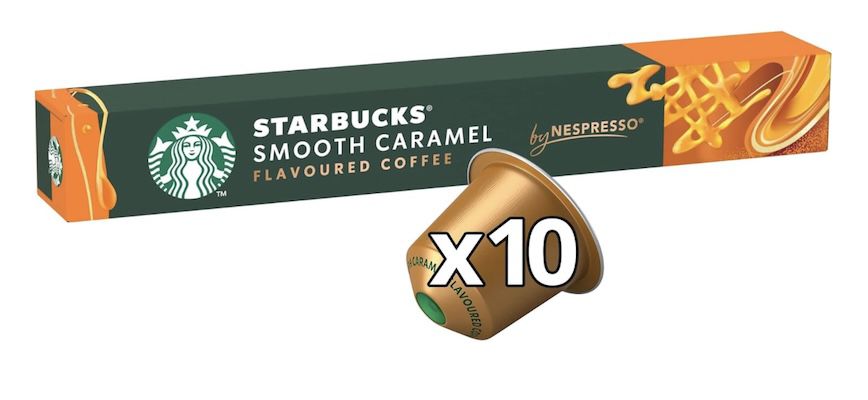 60x Starbucks by Nespresso Karamell Kaffeekapseln für 18,89€ (statt 27€)