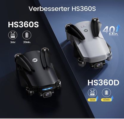 🎮🚁 Holy Stone HS360D GPS Drohne mit 4K Kamera für 149€ (statt 224€) 🎮🚁 Holy Stone HS360D GPS Drohne mit 4K Kamera für 149€ (statt 224€)