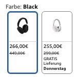 🧨🔥 Bestpreis: Sonos Ace Bluetooth-Kopfhörer in Schwarz oder Weiß 🎧 ab 255€ (statt 295€) 🧨🔥 Bestpreis: Sonos Ace Bluetooth Kopfhörer in Schwarz oder Weiß 🎧 ab 255€ (statt 295€)