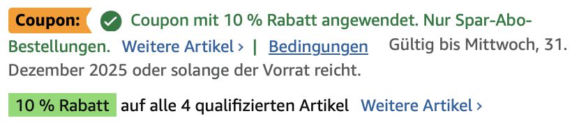 ☕️ 4 x 200g by Amazon Classic Instant Kaffee ab 20,56€ (statt 30€) ☕️ 4 x 200g by Amazon Classic Instant Kaffee ab 20,56€ (statt 30€)