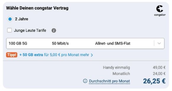 🔥 Samsung Galaxy S25 FE (128 GB) für 49€ + Telekom Allnet 100GB für 24€ mtl.