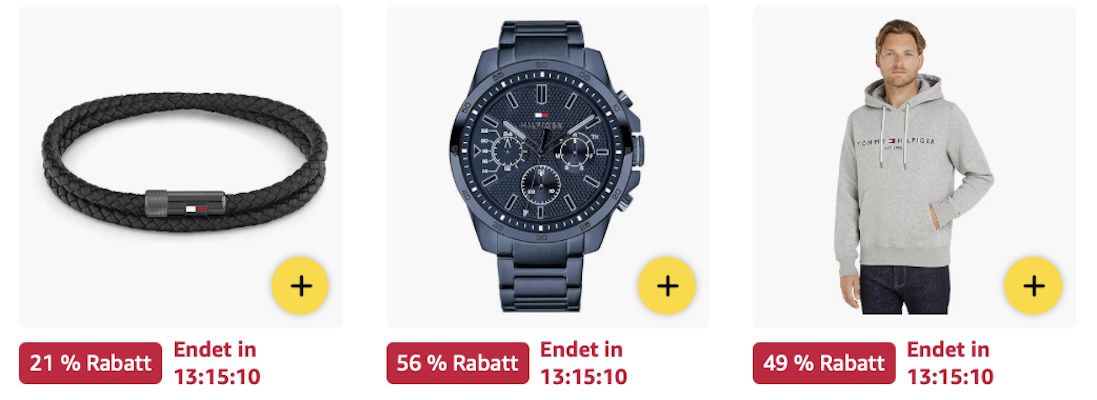 🔝👕⌚️ Amazon: Tommy Hilfiger Last Minute Sale z.B. Casual Armband für 42€ (statt 66€)
