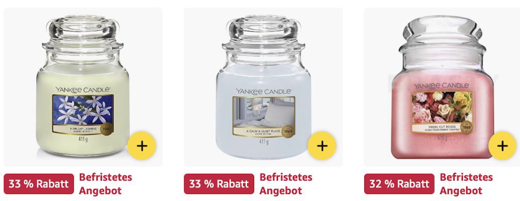 🔝🕯️ Amazon: Yankee Candle Sale z.B. Cinnamon Stick für 21€ (statt 36€)