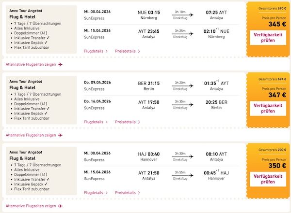 ☀️ 1 Woche Alanya im 4⭐ Hotel (95%) ➡️ inkl. Flüge, Transfers & All Inklusive ab 345€