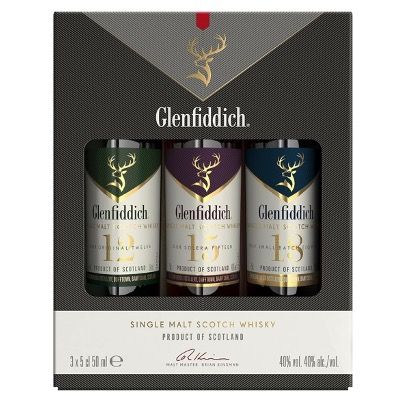 🦌💨 Glenfiddich Single Malt Whisky Probierset (3x 5cl) 🥃 12, 15 und 18 Jahre für 12,74€ (statt 19€)