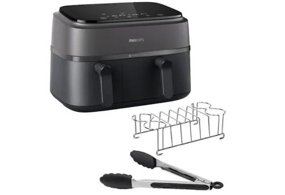 🥪🍗🍻 Amazon: Philips Megasale z.B. Dual Basket Airfryer für 130€ (statt 170€)