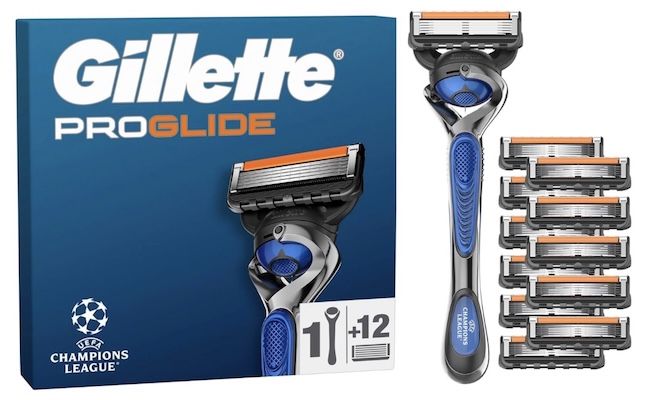 🔝🤑🪒 Amazon: Gillette im Sale 👉🏻 12er Systemklingen 🔝🤑🪒 Amazon: Gillette im Sale 👉🏻 12er Systemklingen UEFA Champions League für 29€ (statt 45€)