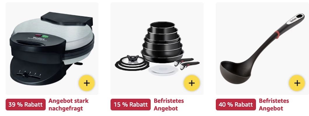 🔝 Amazon: Tefal & Emsa Produkte im Sale z.B. Tefal Pizzaofen für 290€ (statt 330€)