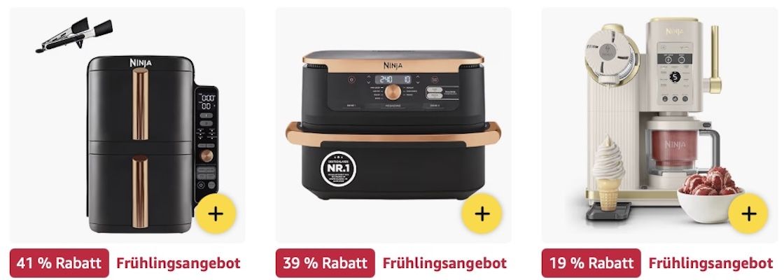 🔝🥷 Amazon: Ninja im Frühlings Sale z.B. 2x 570ml Ninja Blast Max für 89,99€ (statt 150€)
