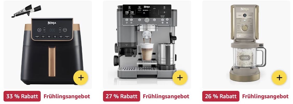 🔝🥷 Amazon: Ninja im Frühlings Sale z.B. 2x 570ml Ninja Blast Max für 89,99€ (statt 150€)