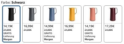 💧 Emsa Motiva Isolierkanne 1 Liter mit Quick-Press-Verschluss ab 14,19€ (statt 19€) 💧 Emsa Motiva Isolierkanne 1 Liter mit Quick Press Verschluss ab 14,19€ (statt 19€)