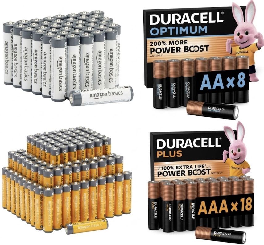 🔝🔋 Amazon: Energizer-, Varta- & Duracell-Batterien im Sale z.B. 18x Duracell Plus Batterien AAA für 13€ (statt 18€)