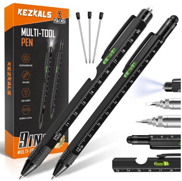 🖊️ KEZKALS 9in1 & 6in1 Multifunktionsstift-Set für 4,54€ (statt 11€)