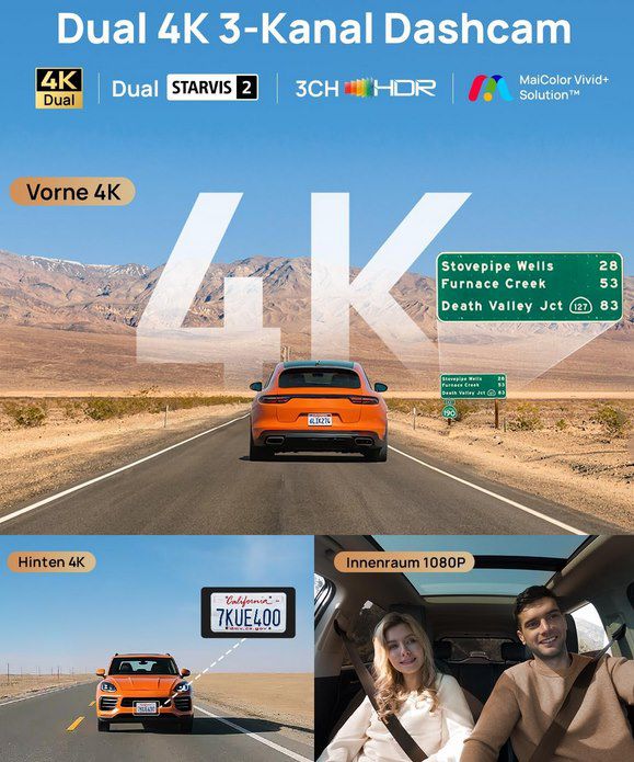 🚘 70mai 4K T800 3 Kanal Dashcam mit STARVIS 2, GPS & 512GB SD Karte für 316,99€ (statt 360€) 🚘 70mai 4K T800 3 Kanal Dashcam mit STARVIS 2, GPS & 512GB SD Karte für 316,99€ (statt 360€)