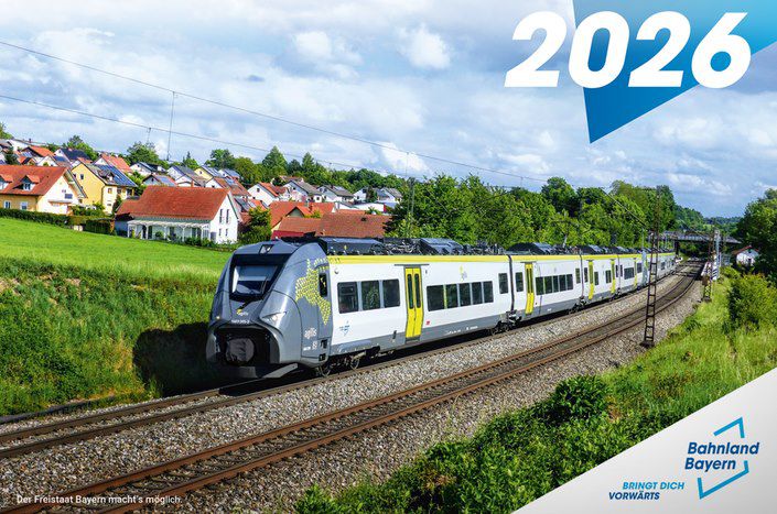 🚆 Kostenloser Bahnland Bayern Wandkalender 2026   jetzt verfügbar!