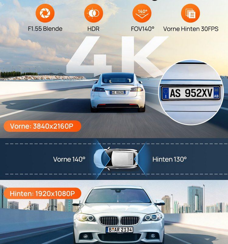 🚗 70mai A800SE 2160P+1080P Dashcam mit GPS, WLAN & 128GB SD Karte für 95,98€ (statt 120€) 🚗 70mai A800SE 2160P+1080P Dashcam mit GPS, WLAN & 128GB SD Karte für 95,98€ (statt 120€)