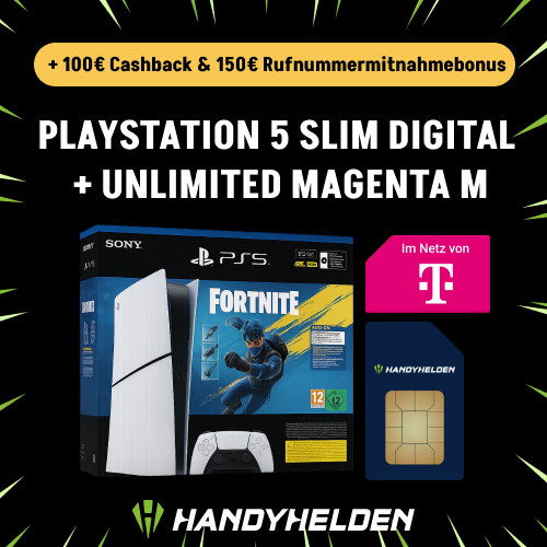 🧨 KNALLER 🧨 Telekom 5G unlimited 27,95€ mtl. + PlayStation 5 Slim Digital 44,95€ + 250€ Bonus