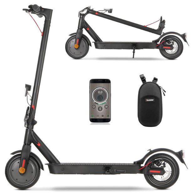 🛴 iScooter E9 mit 350W, 8.5 Zoll Reifen + ABE für 145,59€ (statt 204€)