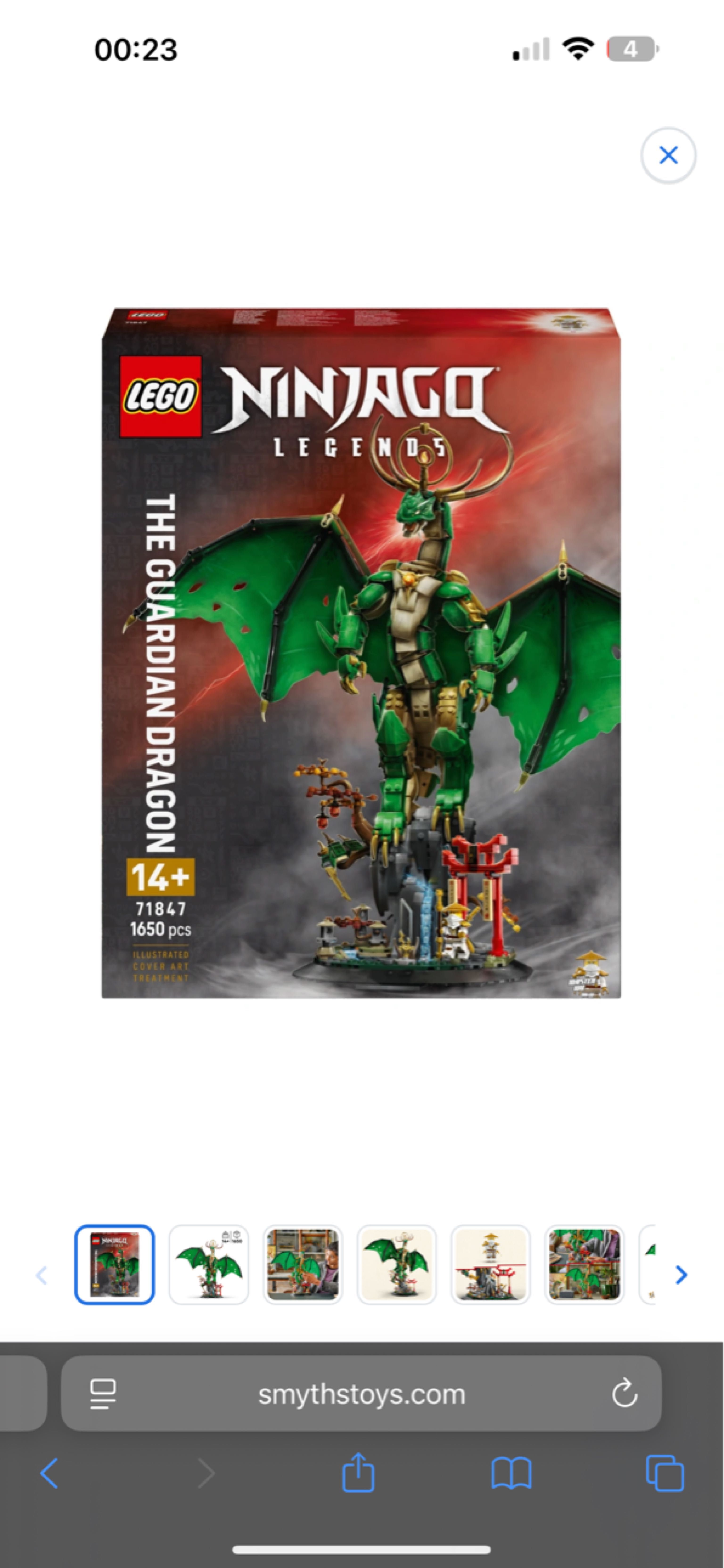 LEGO NINJAGO 71847 Der Wächterdrache LEGO NINJAGO 71847 Der Wächterdrache