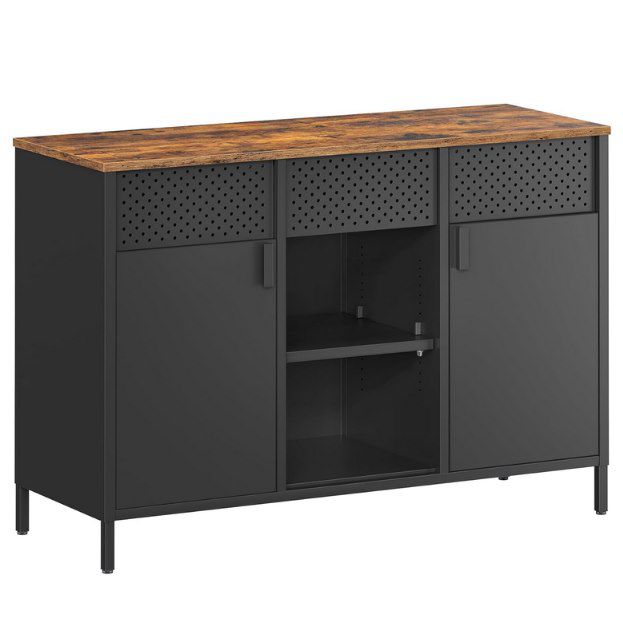 SONGMICS Metallschrank mit verstellbaren Böden für 94,99€ (statt 125€)