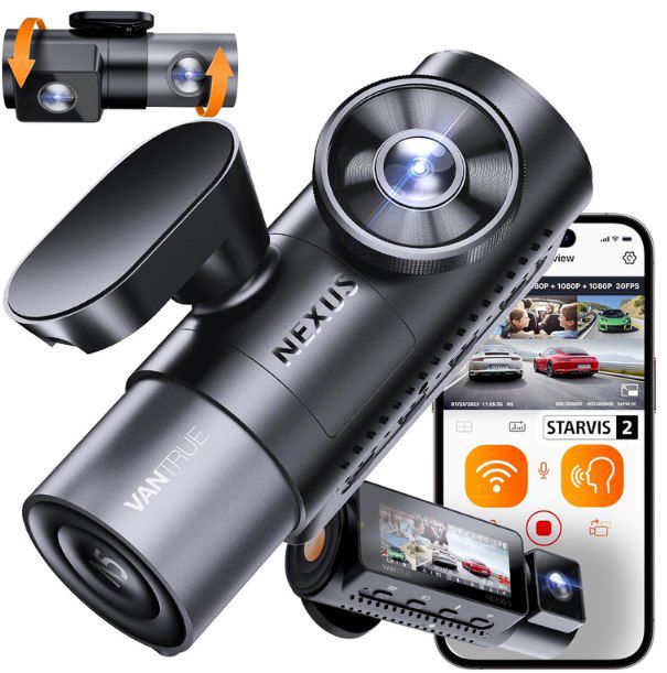 🚗 VANTRUE N5 4 Kanal 2.7K STARVIS 2 Dashcam mit GPS & Wifi für 265,89€ (statt 350€)