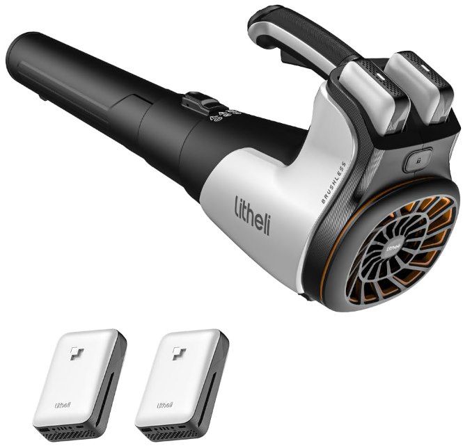 🍂 Litheli U20 Akku Laubbläser mit bürstenlosen Motor + 2x 4Ah Akku für 99,99€ (statt 120€)