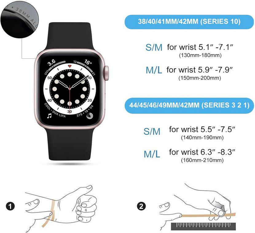 ⌚ CeMiKa Apple Watch Armbänder aus Silikon ab 4,19€ (statt 7€) ⌚ CeMiKa Apple Watch Armbänder aus Silikon ab 4,19€ (statt 7€)