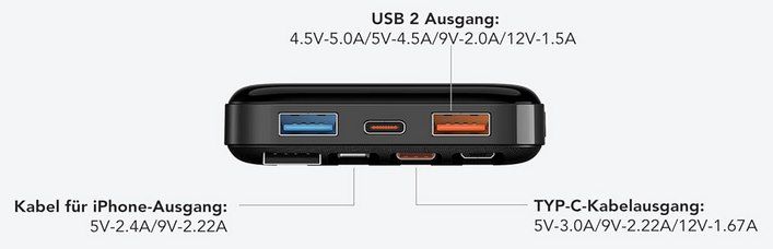 đ Charmast 20.000mAh Powerbank mit 22.5W & Kabel fĂŒr 14,99⏠(statt 25âŹ) đ Charmast 20.000mAh Powerbank mit 22.5W & Kabel fĂŒr 14,99⏠(statt 25âŹ)