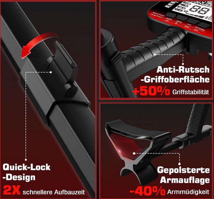 🪙 DR.ÖTEK MTXE AIR Metalldetektor mit 6 Modi für 58,49€ (statt 85€)