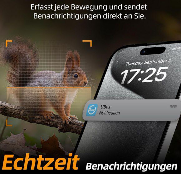 🦌 CEYOMUR CY85 4G 2K PTZ Solar Wildtierkamera für 39,99€ (statt 50€)