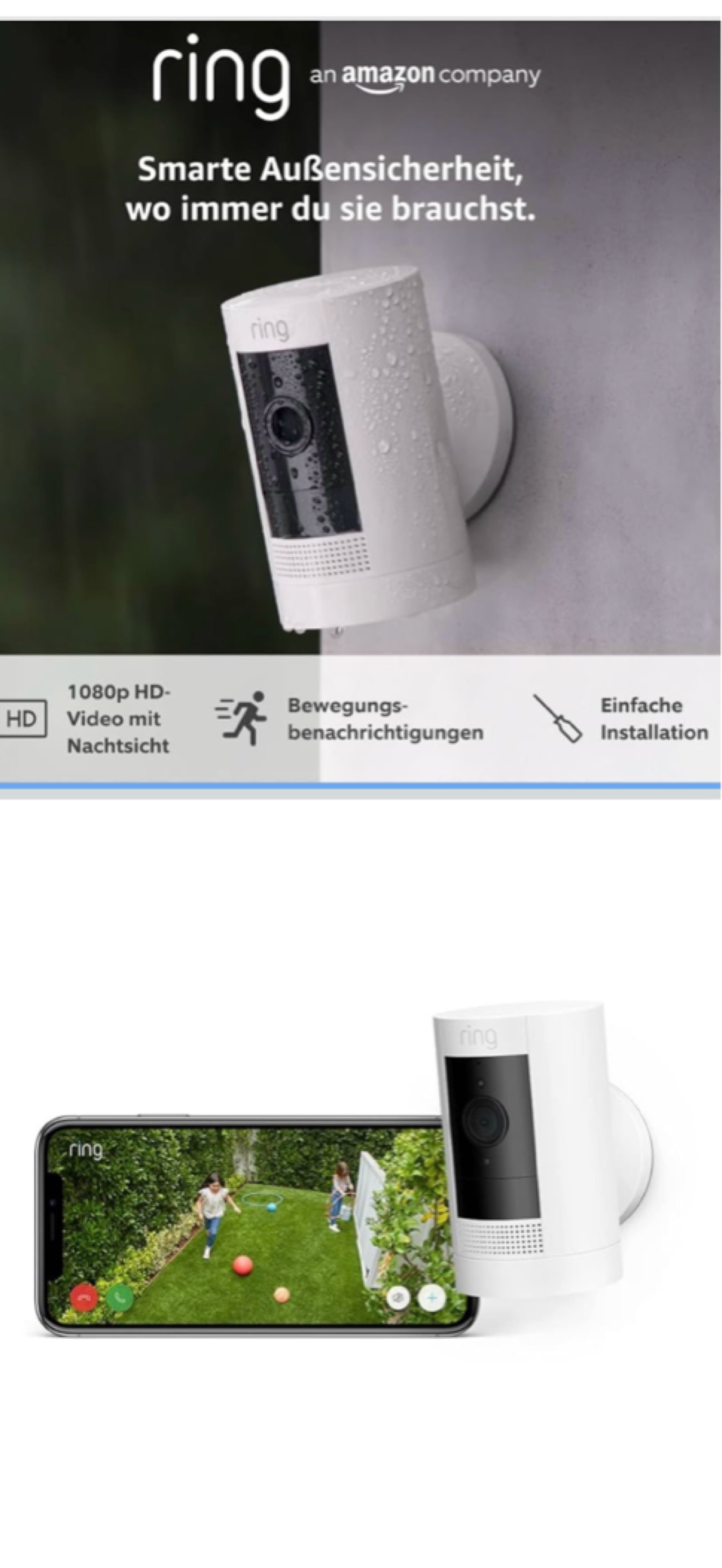 Ring Außenkamera Akku Ring Außenkamera Akku