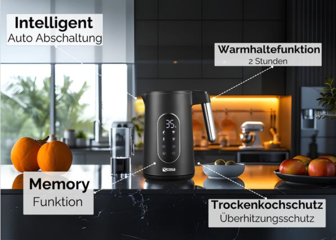 Ecosa EO-690 Edelstahl Wasserkocher mit Temperatureinstellung 1,7L für 24,90 (statt 40€) Ecosa EO 690 Edelstahl Wasserkocher mit Temperatureinstellung 1,7L für 24,90 (statt 40€)