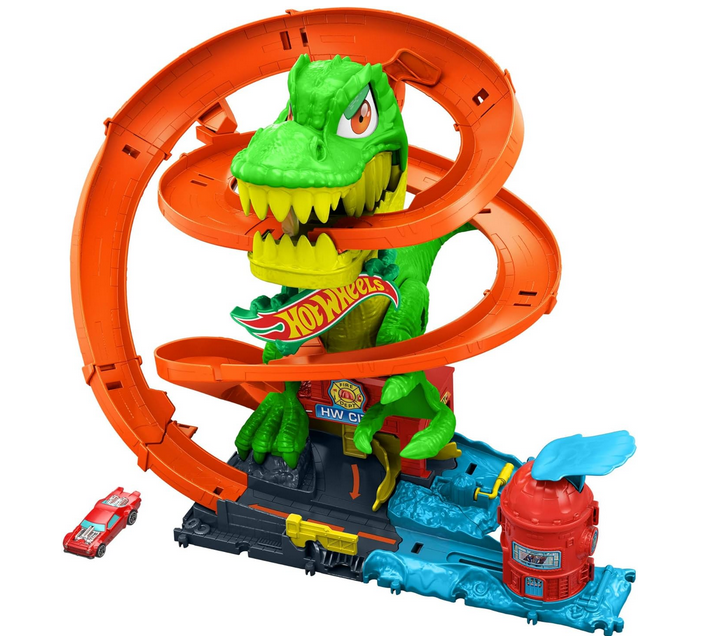 Hot Wheels City T-Rex-Feuerschlacht Streckenset für 25,42 (statt 34€)
