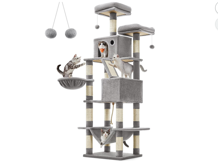 Feandrea PCT190W01 Kratzbaum 206 cm für nur 61,78€ (statt 78€) Feandrea PCT190W01 Kratzbaum 206 cm für nur 61,78€ (statt 78€)