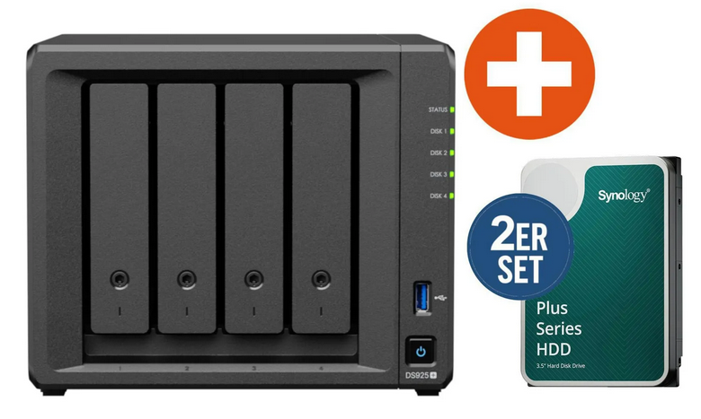 Synology Diskstation DS925+ NAS System 4-Bay 8 TB für 606,99€ (statt 741€) Synology Diskstation DS925+ NAS System 4 Bay 8 TB für 606,99€ (statt 741€)