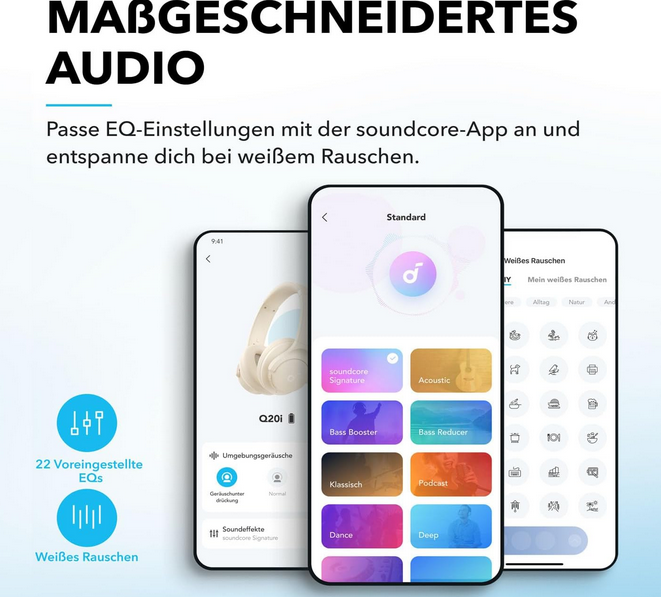 🔈 Soundcore Q20i Bluetooth Kopfhörer refurb. für 27,99€ (statt neu 40€) 🔈 Soundcore Q20i Bluetooth Kopfhörer refurb. für 27,99€ (statt neu 40€)
