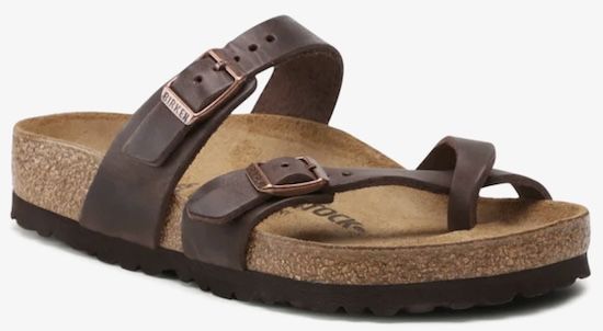 🦶 Birkenstock Mayari Damen Zehentrenner aus Nubukleder für 69,59€ (statt 85€)