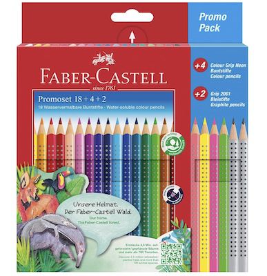✏️ Faber-Castell Buntstifte Set 24-teilig für 8,99€ (statt 15€)