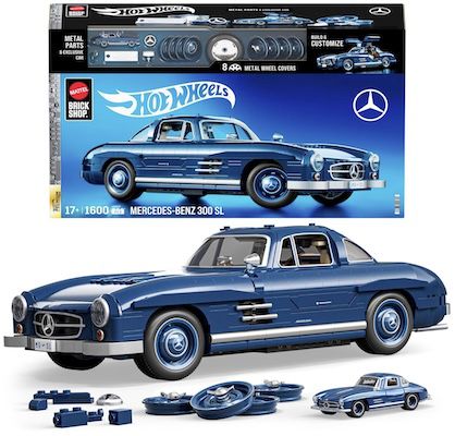 🚙 Hot Wheels Mercedes-Benz 300 SL Bausatz mit 1.600 Teilen für 99,99€ (statt 125€)