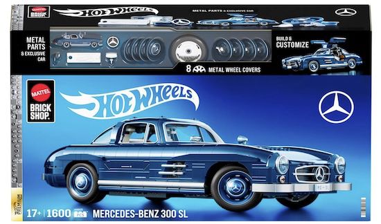 🚙 Hot Wheels Mercedes Benz 300 SL Bausatz mit 1.600 Teilen für 99,99€ (statt 125€)