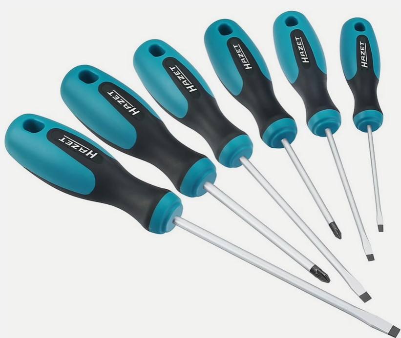 HAZET Schraubendreher Satz 6 teilig + Mechaniker Handschuhe für 19,89€ (statt 30€)