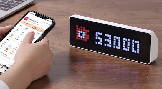 🕰️ Ulanzi TC001 Smart Pixel Clock für 30,90€ (statt 42€)
