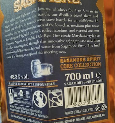 🥃 Sagamore Double Oak Straight Rye Whiskey für 54,37€ (statt 69€)