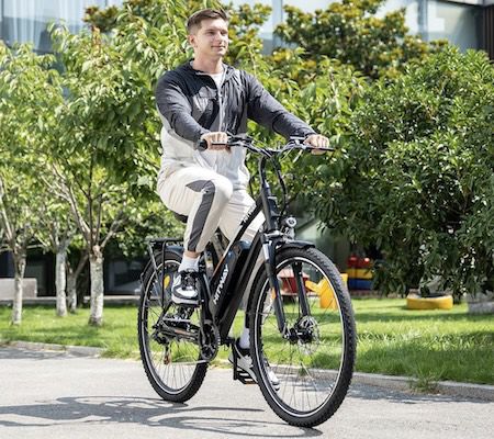 🚲 HITWAY BK27   28 City E Bike mit abnehmbarem Akku ab 490,80€ (statt 800€)
