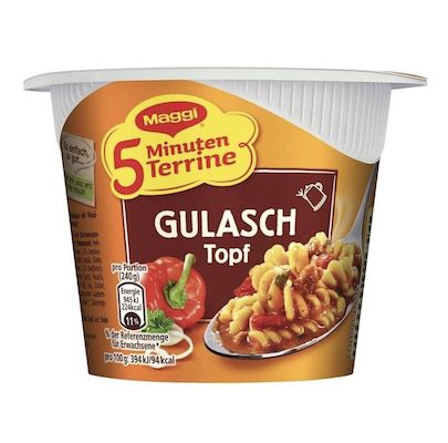🤤 8x MAGGI 5 Minuten Terrine Gulaschtopf für 7,23€ (statt 12€)