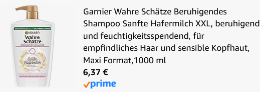 🚿 1 Liter Garnier Wahre Schätze Shampoo Sanfte Hafermilch ab 6,37€ (statt 8€) 🚿 1 Liter Garnier Wahre Schätze Shampoo Sanfte Hafermilch ab 6,37€ (statt 8€)