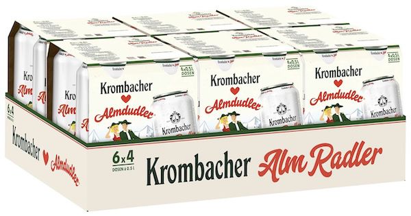🍺 24x Krombacher AlmRadler, 0,5 L für 14€ (statt 18€)
