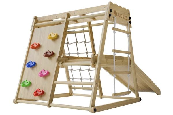 🧗 Juskys Indoor Klettergerüst Mini mit Rutsche für 124,94€ (statt 199€)