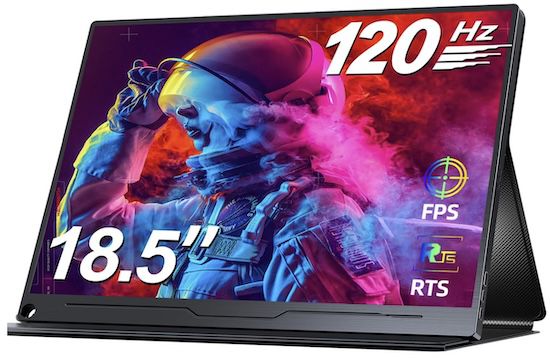🖥️ UPERFECT 18,5″ portabler IPS FHD Monitor mit 120 Hz für 93,39€ (statt 150€)